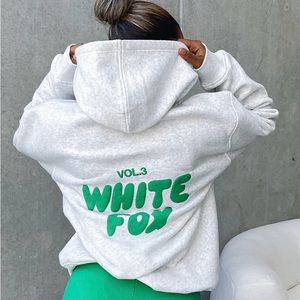 NWOT White Fox Offstage Hoodie Glacier Grey